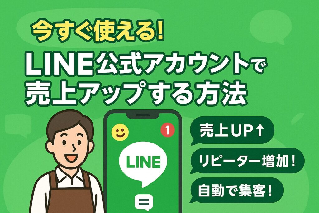 LINE公式アカウントを使った集客＆リピート獲得戦略」